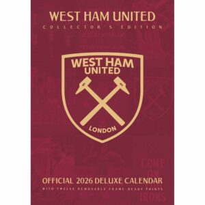 West Ham United FC Collector's Edition A3 Calendar 2026