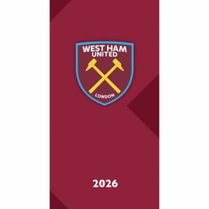 West Ham United FC Slim Diary 2026