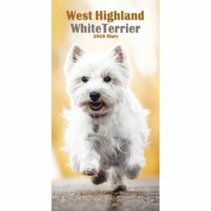West Highland White Terrier Slim Diary 2026