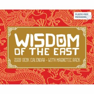 Wisdom of the East Mini Desk Calendar 2026