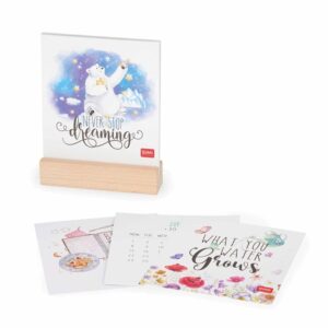 Wooden Block Desk Calendar 2026