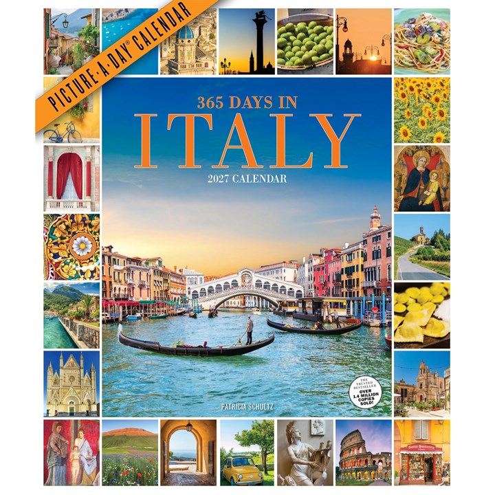 365 Days In Italy Deluxe Calendar 2027