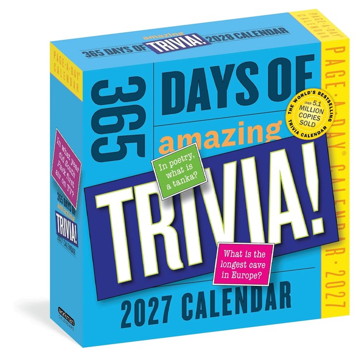 365 Days Of Amazing Trivia Desk Calendar 2027