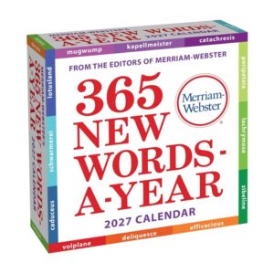 365 New Words A Year Desk Calendar 2027