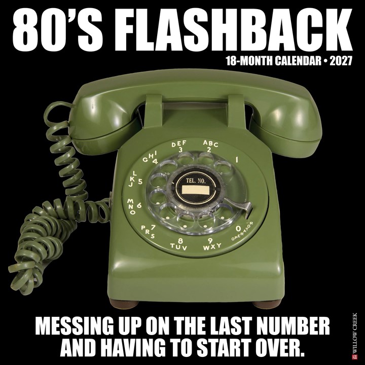 80's Flashback Calendar 2027