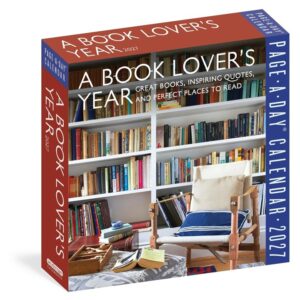 A Book Lovers Year Desk Calendar 2027