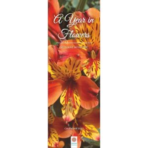 A Year in Flowers Slim Calendar 2027