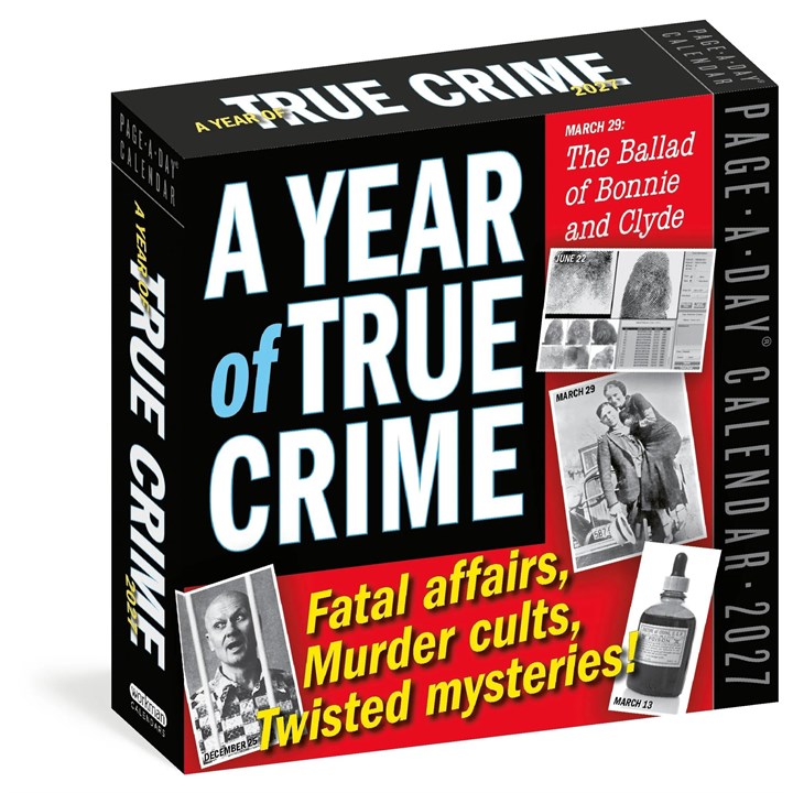 A Year of True Crime Desk Calendar 2027