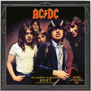 AC/DC Classic Albums Calendar 2027