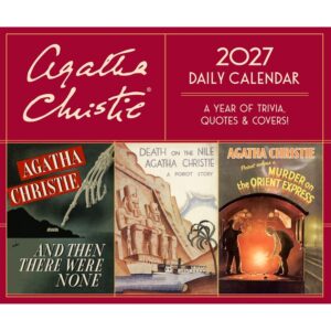 Agatha Christie Desk Calendar 2027