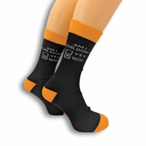 Am I Childish? Socks - Size 7 - 11