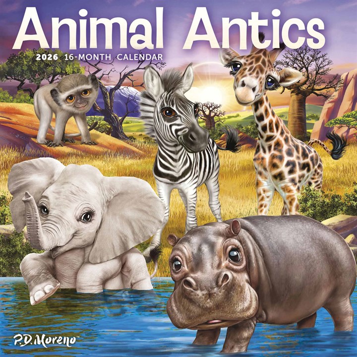 Animal Antics Mini Calendar 2026