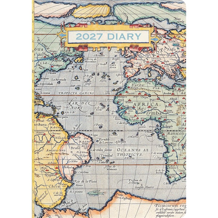 Antique Maps A5 Diary 2027