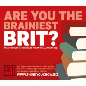 Are You The Brainiest Brit? Desk Calendar 2027