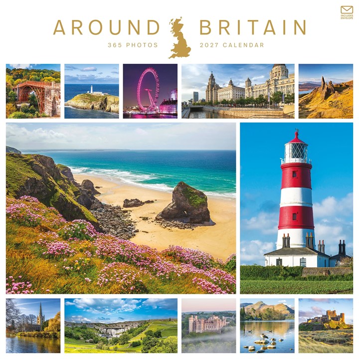 Around Britain 365 Photos Calendar 2027