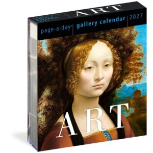 Art Gallery Desk Calendar 2027