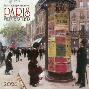 Artist's Impressions On Paris Calendar 2026