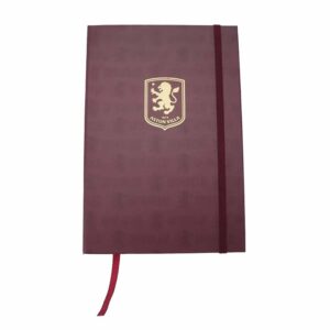 Aston Villa FC Gold Crest A5 Notebook