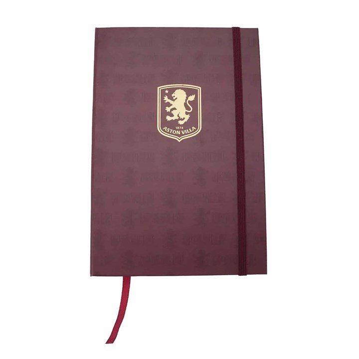 Aston Villa FC Gold Crest A5 Notebook