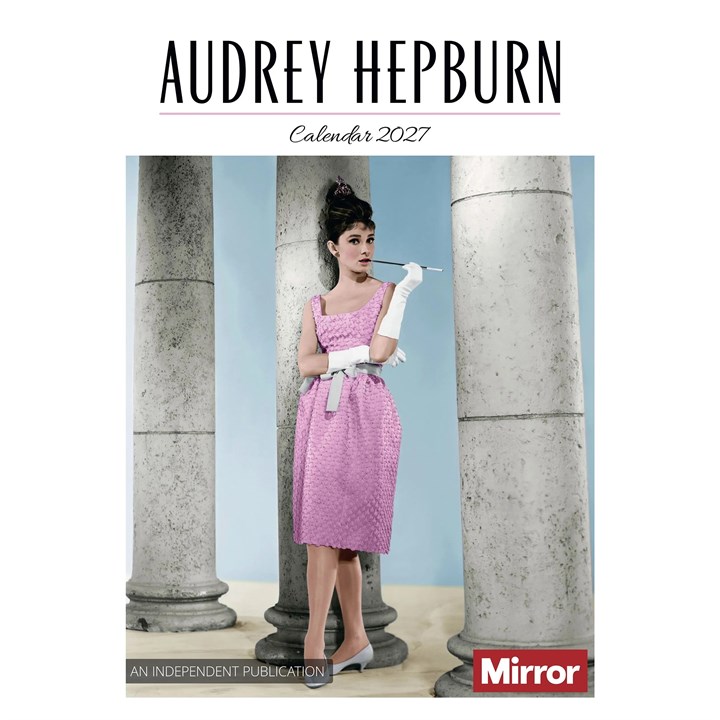 Audrey Hepburn A3 Calendar 2027