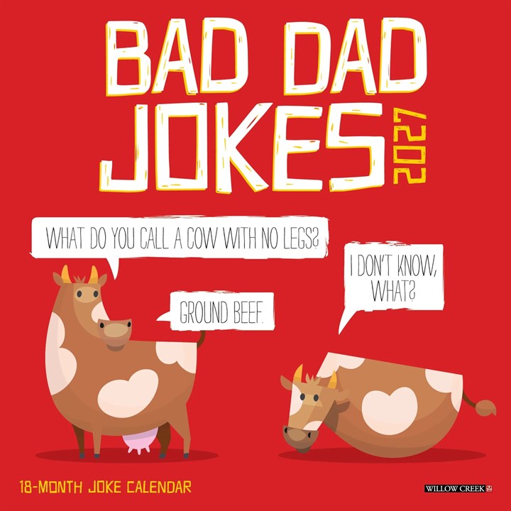 Bad Dad Jokes Mini Calendar 2027