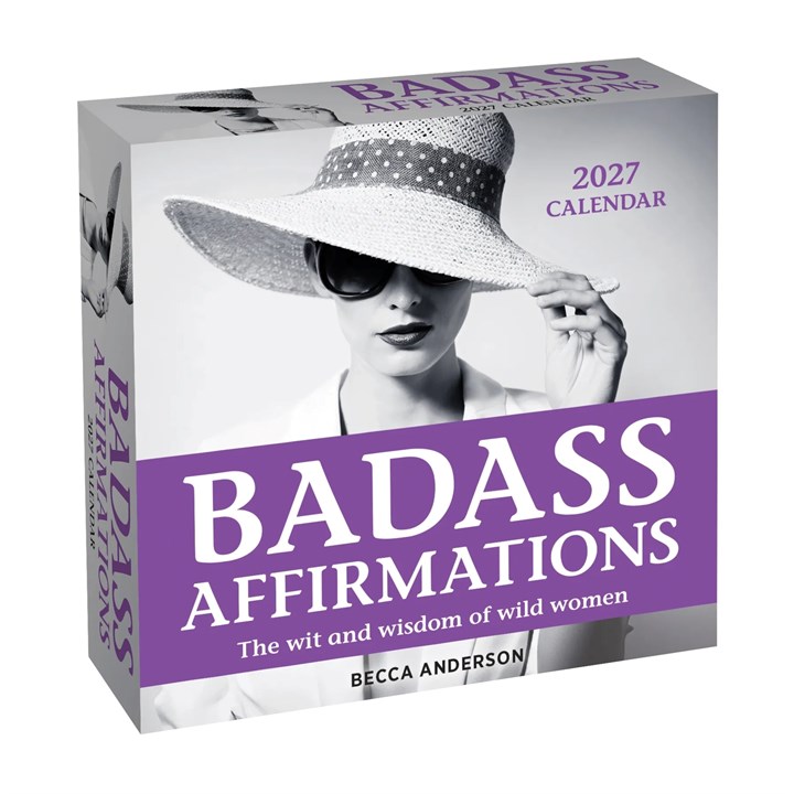 Badass Affirmations Desk Calendar 2027