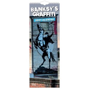Banksy's Graffiti Slim Calendar 2027
