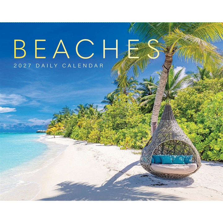 Beaches Desk Calendar 2027