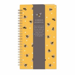 Bee Pattern Garden Journal