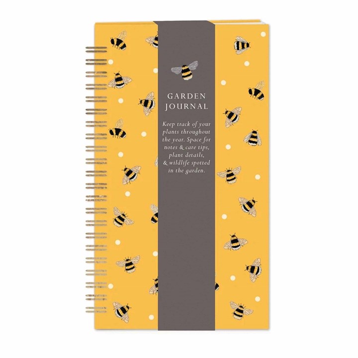Bee Pattern Garden Journal