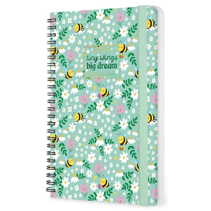 Bee Small Day-To-View Spiral Diary 2027