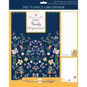 Bees & Flowers Family Organiser 2027