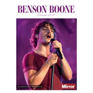 Benson Boone A3 Calendar 2027