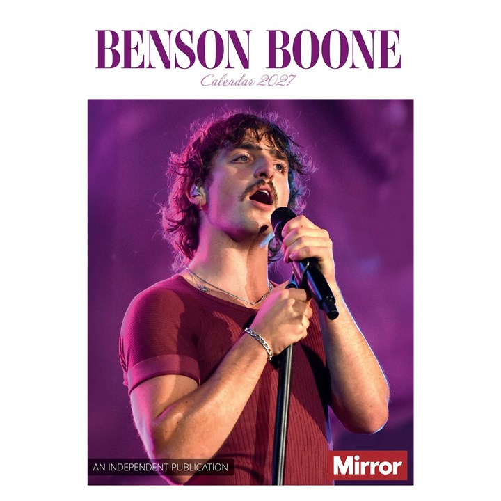 Benson Boone A3 Calendar 2027