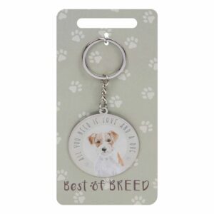 Best Of Breed Jack Russell Keyring