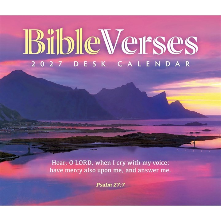 Bible Verses Desk Calendar 2027