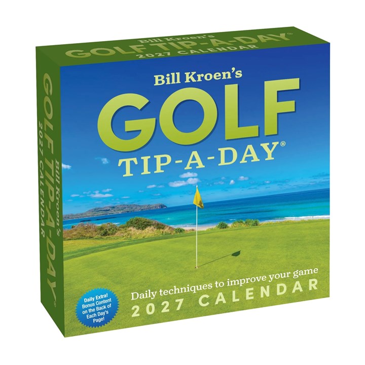 Bill Kroen's Golf Tip-A-Day Desk Calendar 2027