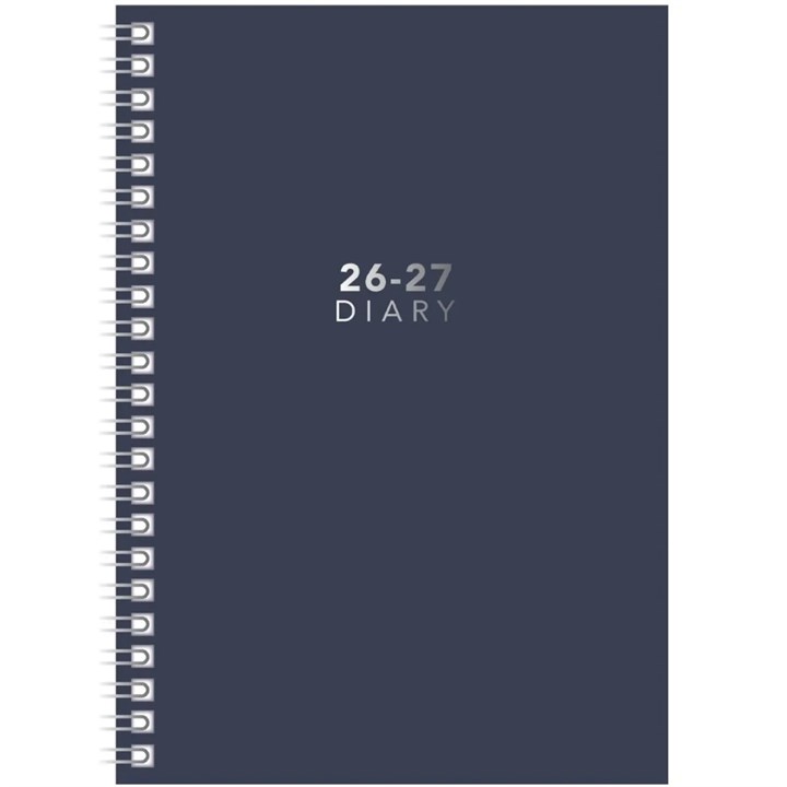 Black Academic Week-To-View A5 Diary 2026 - 2027