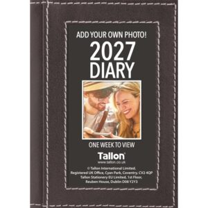 Black Photo Album A7 Diary 2027