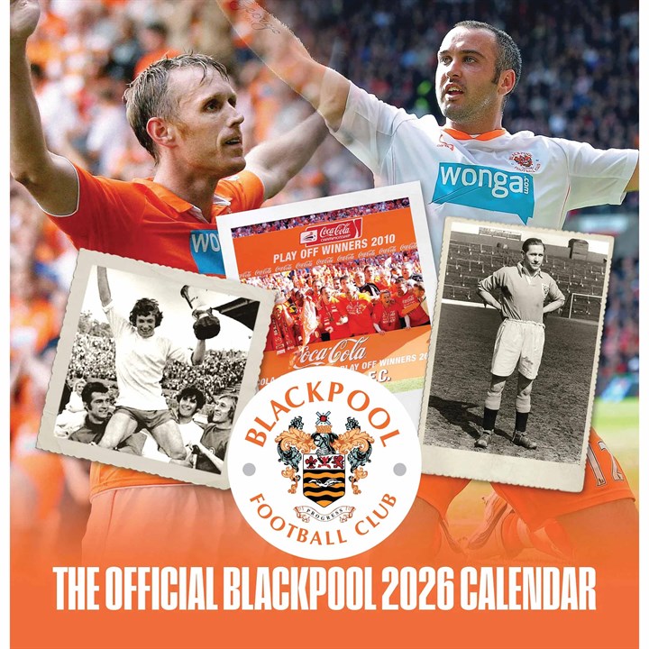 Blackpool FC Easel Desk Calendar 2026