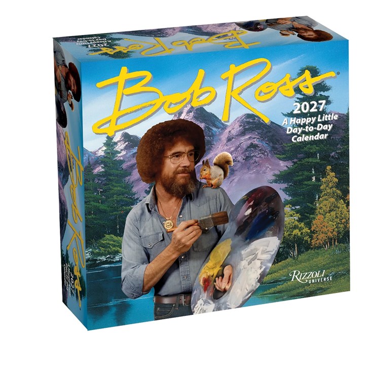 Bob Ross Desk Calendar 2027