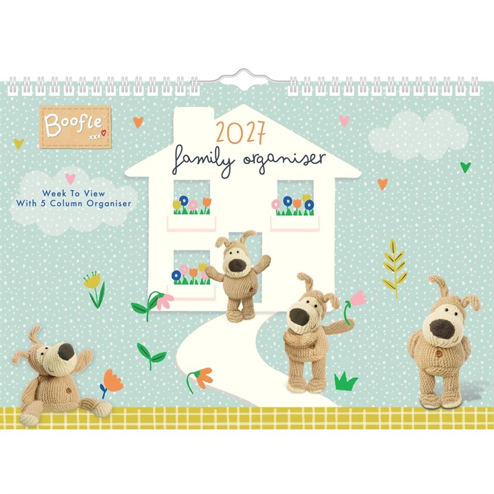 Boofle A4 Family Organiser 2027