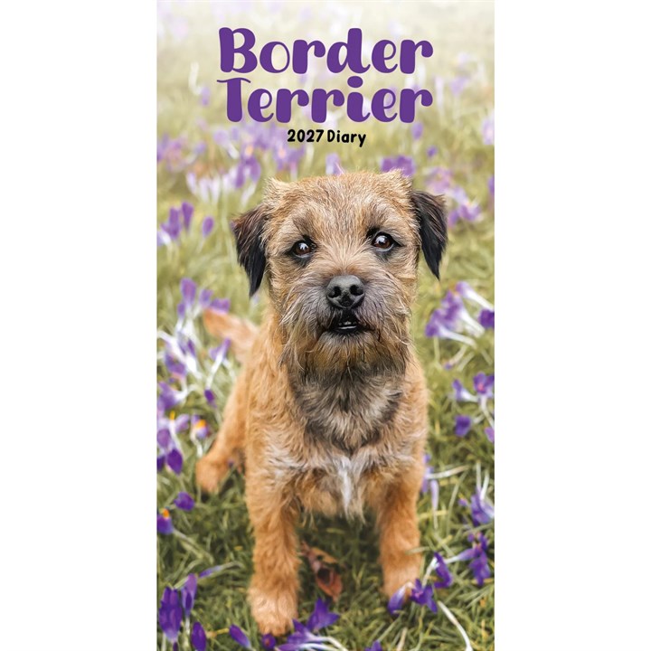 Border Terrier Slim Diary 2027