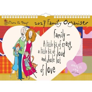 Born To Shop A4 Family Organiser 2027