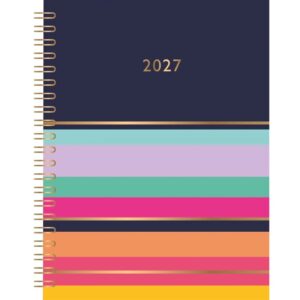 Bright Stripes Day To View A5 Diary 2027