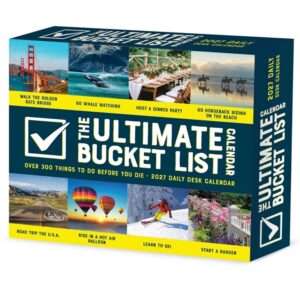 Bucketlist Desk Calendar 2027