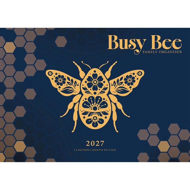 Busy Bee A4 Family Organiser 2027