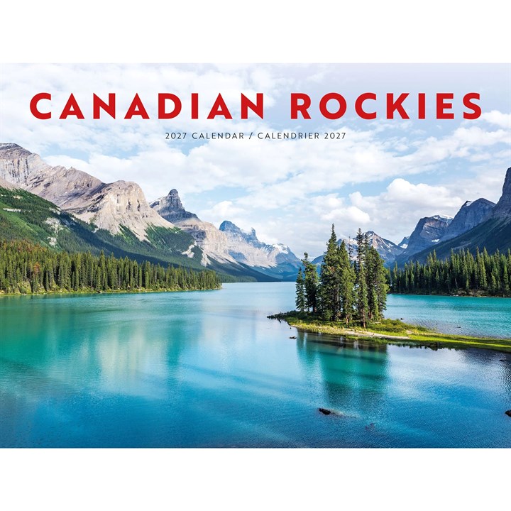Canadian Rockies A4 Calendar 2027