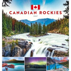 Canadian Rockies Easel Desk Calendar 2027