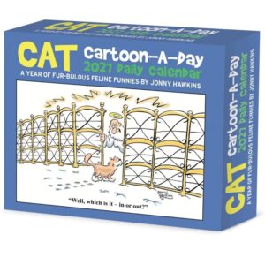 Cat Cartoon A Day Desk Calendar 2027
